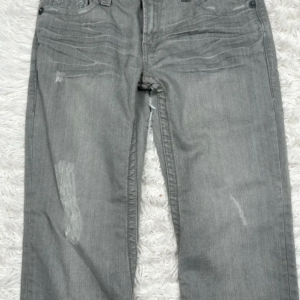 True Religion Men’s Billy Bootcut Jeans Size 32x29 - Grey